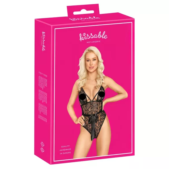 Kissable - Spitzebody (schwarz)