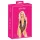 Küssbar - Body mit pinker Stickerei (schwarz) - L/XL
