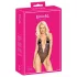 Küssbar - Body mit pinker Stickerei (schwarz) - L/XL