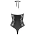 Cottelli Party - Blumenmuster-Body (schwarz)