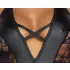 Cottelli Party - Blumenmuster-Body (schwarz) - XL