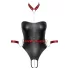 Cottelli Bondage - glänzender Body und Armfesseln (schwarz) - M