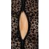 / Noir - langärmeliger Body mit Leopardenmuster (schwarz) - M