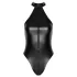 Noir - glänzender Neckholder-Body (schwarz) - M