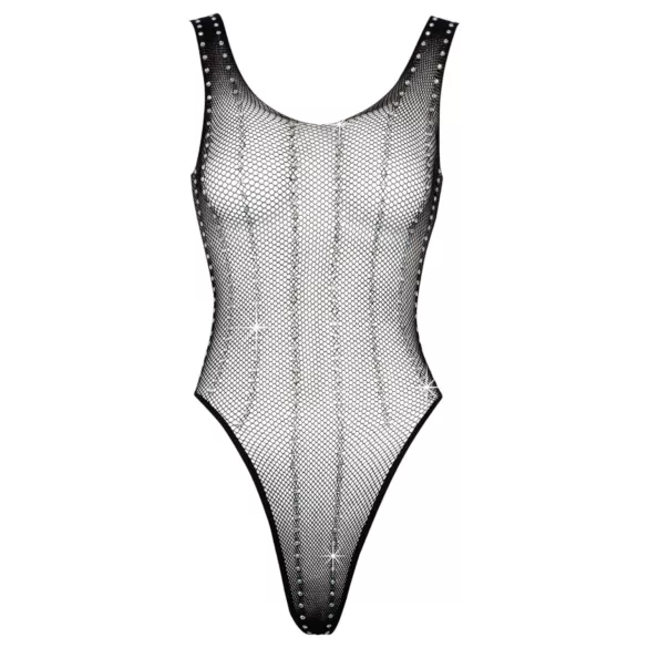 Cottelli - Strass-Netzbody (schwarz) - (S-L)