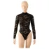 Cottelli - Langarm-Body aus Spitze (schwarz) - S - M
