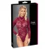 Cottelli - Transparenter Spitzenbody (Rot)