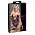 Cottelli - Offener Strapscatsuit (Schwarz)