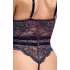 Cottelli - Offener Strapscatsuit (Schwarz) - L