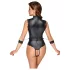 Cottelli Bondage - Offenherziger Body (schwarz) - M