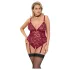 Cottelli Curves - Kettenglied-Spitzenbody (Rot)