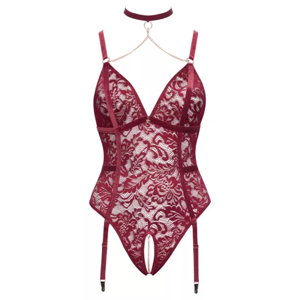 Cottelli Curves - Kettenglied-Spitzenbody (Rot)
