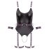 Cottelli - Offener Bondage-Body mit Handschellen (Schwarz) - L