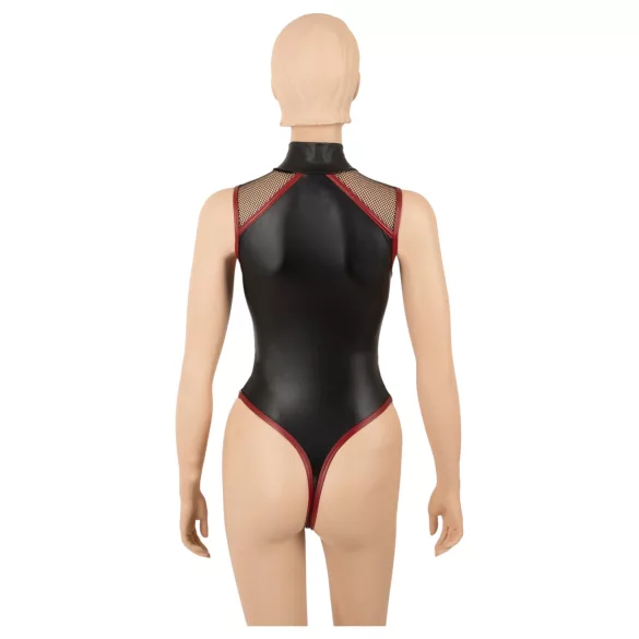Cottelli - Netz-Body mit Reißverschluss (schwarz) - M