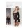 NO:XQSE - Langarm, transparente Catsuit - Schwarz (S-L)