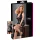 Cottelli Plus Size - Glänzendes Kleid mit Spitze (Schwarz) - XXXL