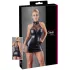 Cottelli - Spitzen Minikleid mit glänzendem Halsband (schwarz) - M
