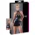 Cottelli - Spitzen Minikleid mit glänzendem Halsband (schwarz) - L