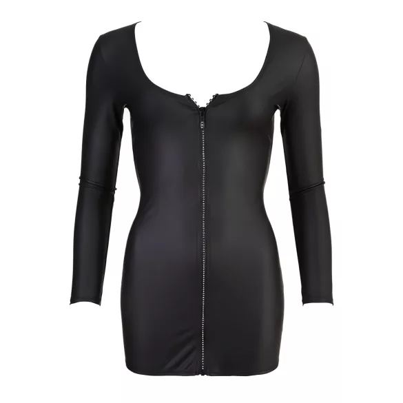 Cottelli - Partykleid mit Strassreißverschluss (schwarz)