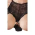 Abierta Fina - kühner Glanz - Minikleid (schwarz) - M