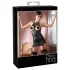 Abierta Fina - kühner Glanz - Minikleid (schwarz) - L