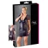 Cottelli Plus Size - Spitzenkleid mit Schleife (schwarz) - 2XL