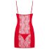Obsessive Heartina - Nachthemd und String (Rot) - L/XL