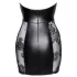 Noir - geschnürtes Minikleid (schwarz)