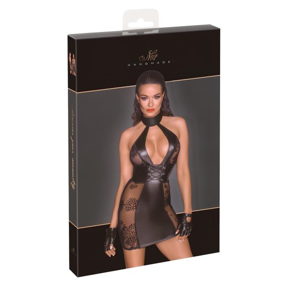 Noir - Schnür-Minikleid (schwarz) - L
