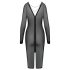 Cottelli Party - Transparenz-Kleid mit Reißverschluss (schwarz) - L