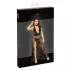 Noir - Transparenter Maxikleid mit Blumenmuster (Schwarz) - L