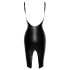 Noir - Geschnittenes Kunstlederkleid (Schwarz) - M