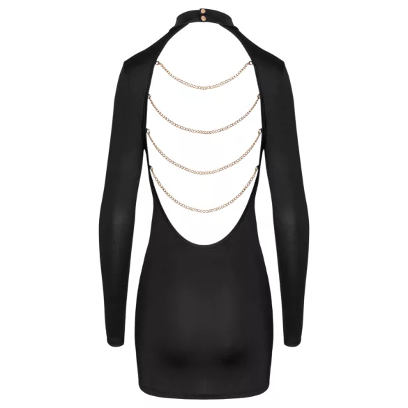 Cottelli - Rückenfreies Ketten-Minikleid (Schwarz) - L