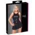 Cottelli - Minikleid in Lackoptik (schwarz) - M