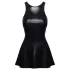 Cottelli - Minikleid in Lackoptik (schwarz) - M