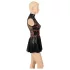 Cottelli - Korsagenförmiges Minikleid aus Spitze (schwarz) - M