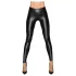 Noir - lange, glänzende Leggings (Schwarz) - M