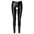 Noir - Glänzende Leggings mit offenem Design (Schwarz) - L