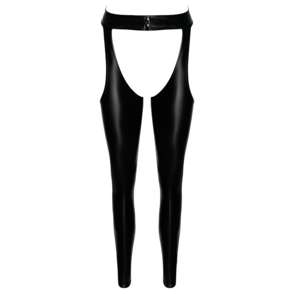 Noir - Glänzende Strumpfhose - Chaps (Schwarz) - M