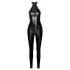 Noir - Glänzender Reißverschluss Overall (schwarz) - M