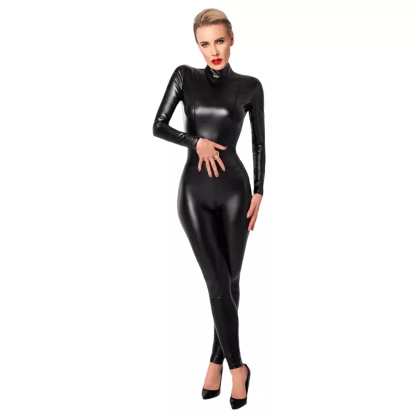 Noir - Reißverschluß-Overall (schwarz) - L