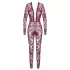 Noir Kink Royal - transparente Catsuit (Rot)