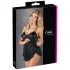 Cottelli - Luftiges, gerüschtes Babydoll (schwarz)