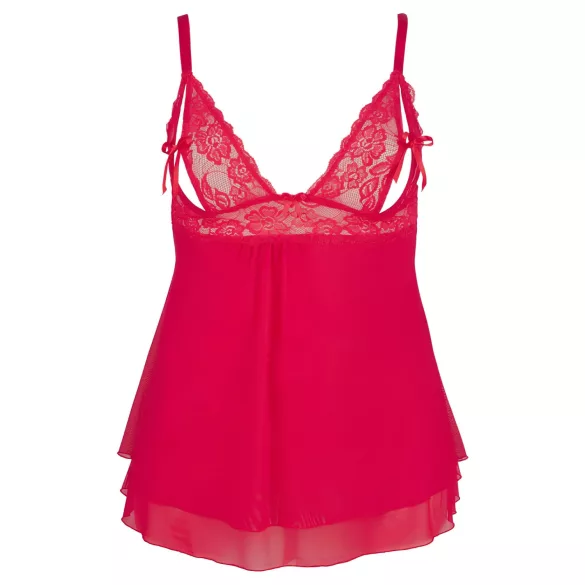 Cottelli Plus Size - Spitzen Babydoll (Rot) - XL