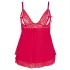 Cottelli Plus Size - Spitzen Babydoll (Rot) - XL