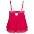 Cottelli Plus Size - Spitzen Babydoll (Rot) - 2XL