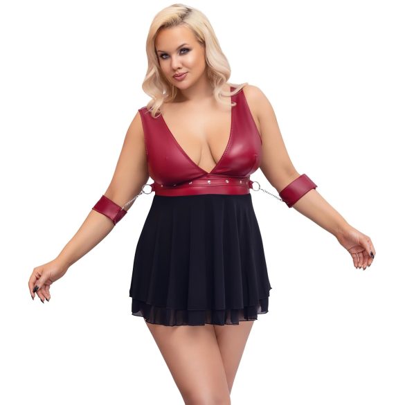 Cottelli Bondage Plus Size - Babydoll (rot)