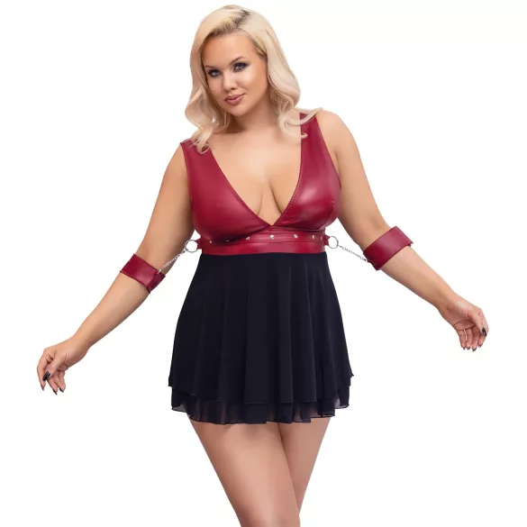 Cottelli Bondage Plus Size - Babydoll (rot)
