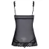 Kissable - offenes Babydoll (schwarz)