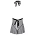 Kissable - Halsband-Spitze-Babydoll (schwarz)